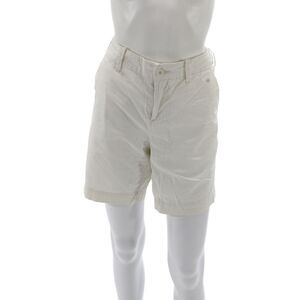 G1 Men Ivory 100% Cotton Chino Shorts Button Closure Size 6